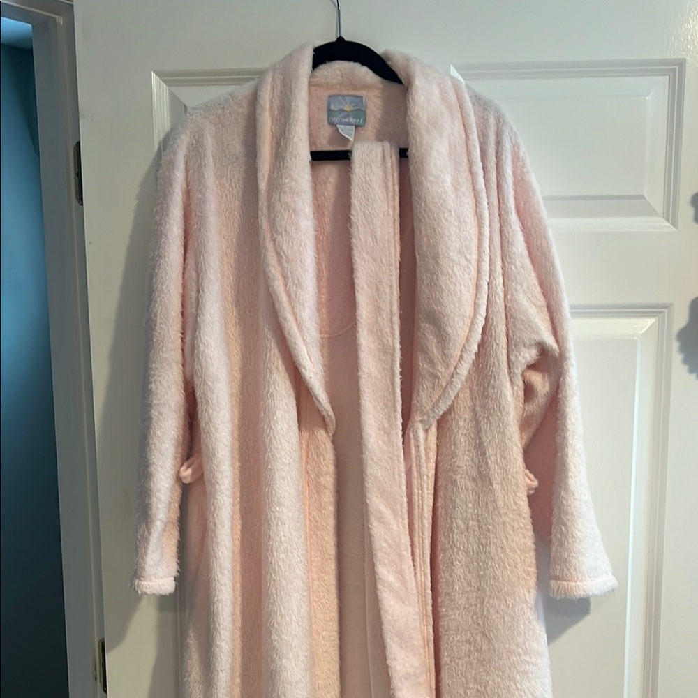 Cozy Pink Plush Robe Intimates & Sleepwear